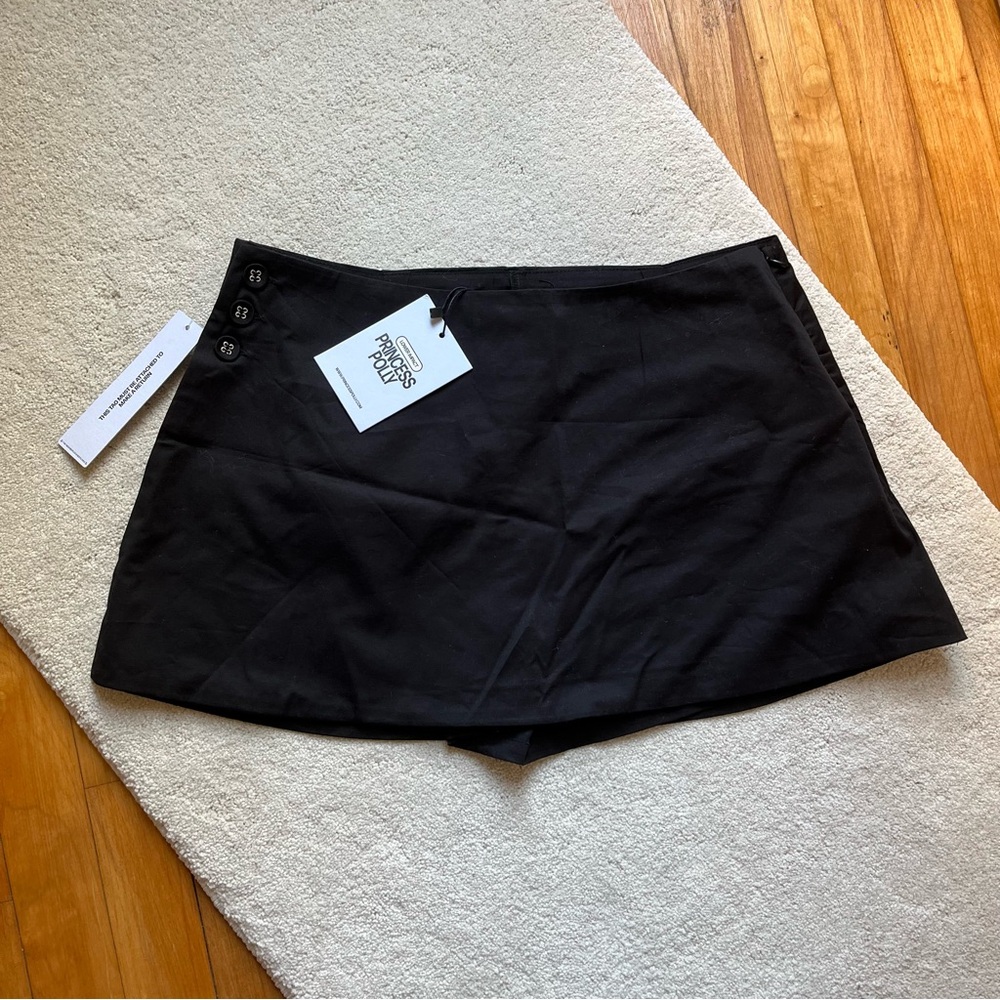 Princess Polly Sora Skort Black